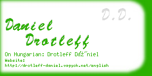 daniel drotleff business card